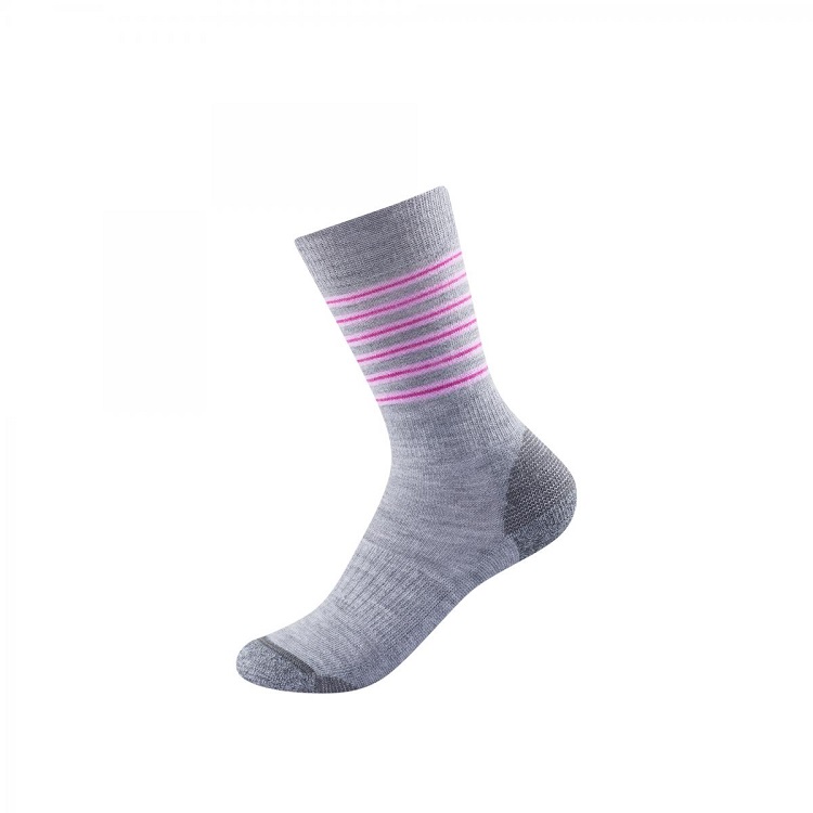 Devold, Multi Medium Kid Sock, Peony Stripe, Ullsokker