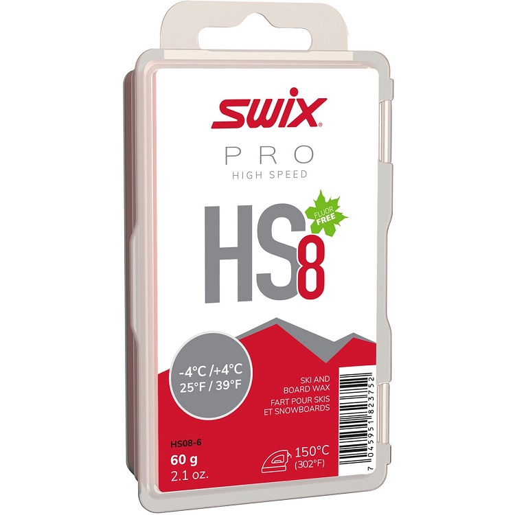 Swix, HS8 Red, -4°C/+4°C, 60g, Glider