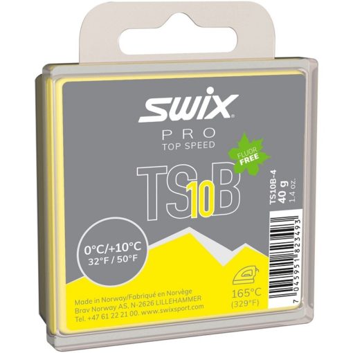 Swix, TS10 Black, 0°C/+10°C, 40g, Glider