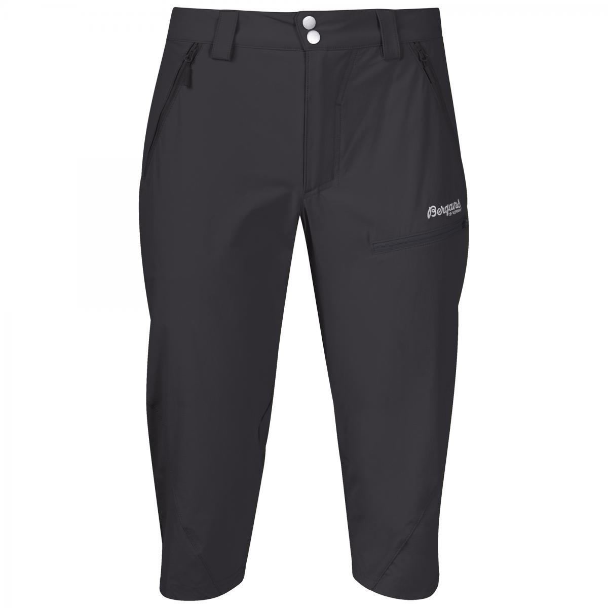 Bergans, Tyin 3/4 W Pants, Solid Charcoal, Shorts
