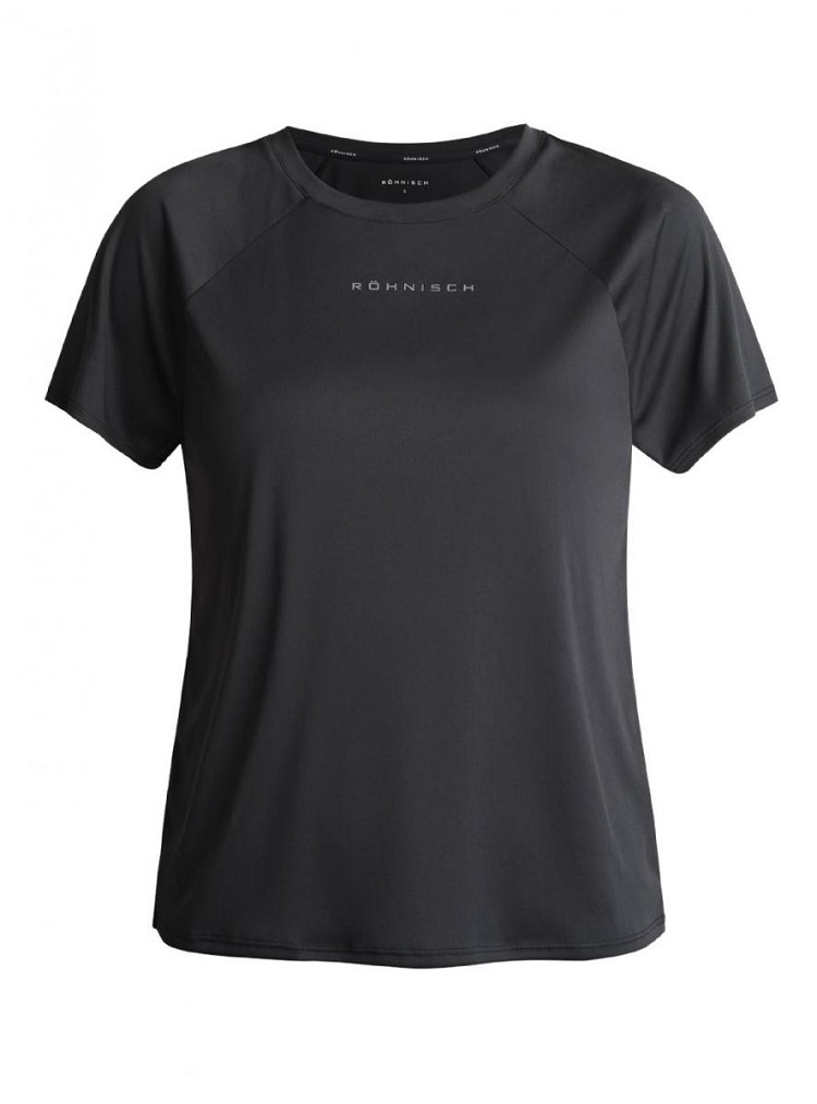 Röhnisch, Active Logo Tee, Black, T-skjorte