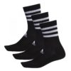 Adidas, 3S CSH CRW3P, Black, 3pk sokker