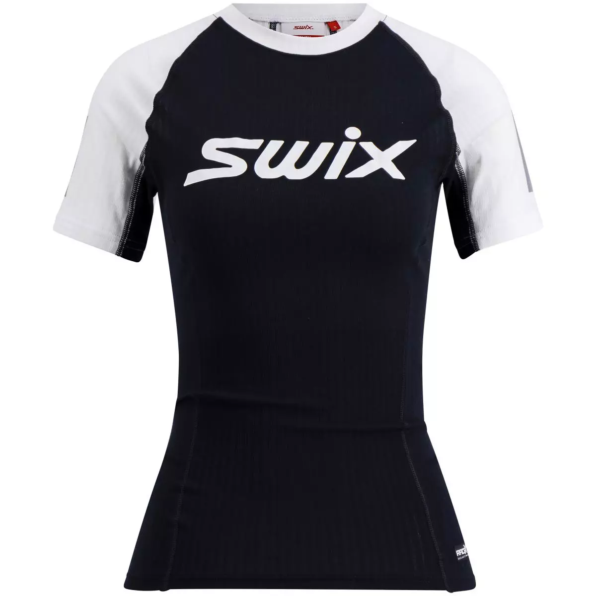 Swix, Roadline RaceX Short Sleeve W, Black/Bright White, T-skjorte