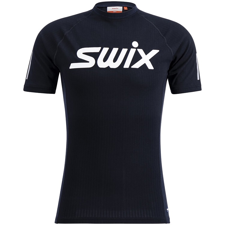 Swix, Roadline RaceX Short Sleeve M, Black/Dark Navy, T-skjorte