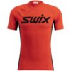 Swix, Roadline RaceX Short Sleeve M, Fiery Red/Dark Navy, T-skjorte