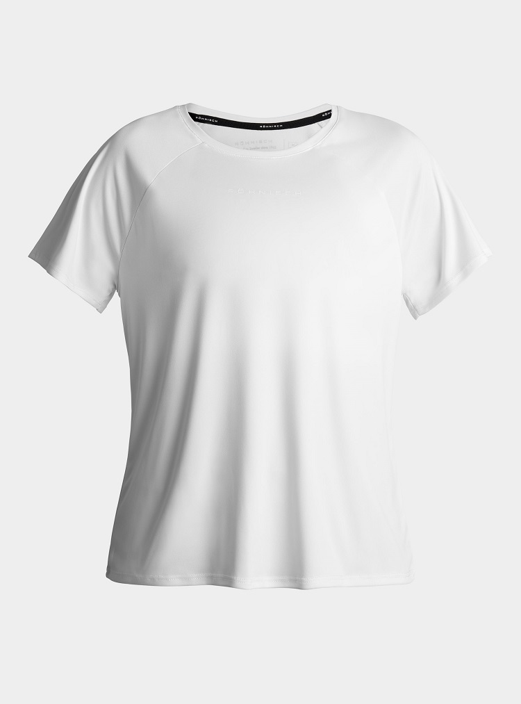 Röhnisch, Active Logo Tee, White, T-skjorte