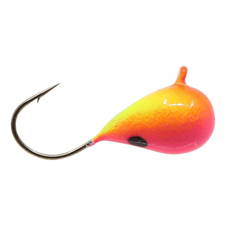Blue Fox, Mormyshka Rain Drop with eye 8 Orange