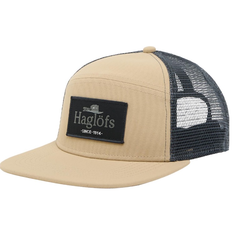 Haglöfs, Trucker Cap, Sand/Magnetite, Caps