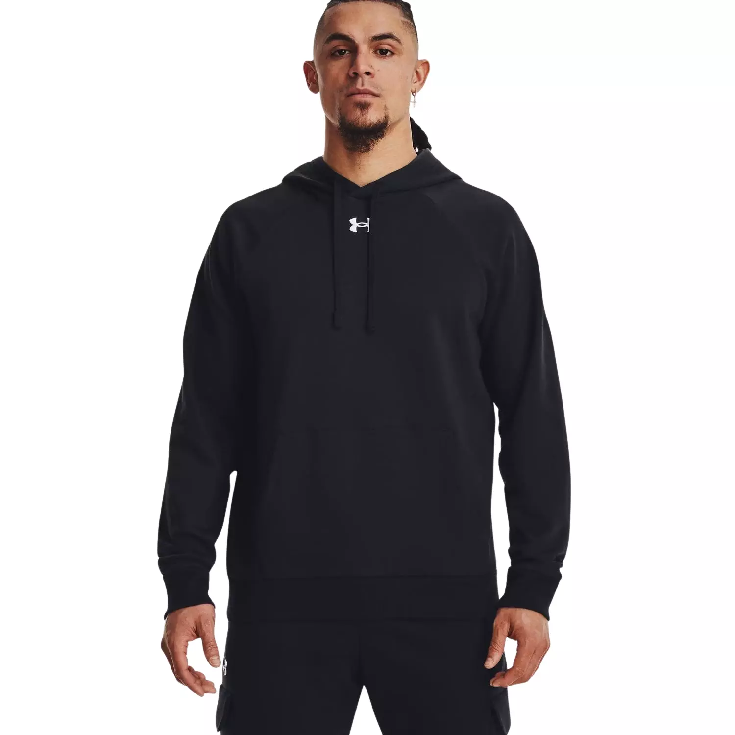 Under Armour, Ua Rival Fleece Hoodie, Black, Hettegenser