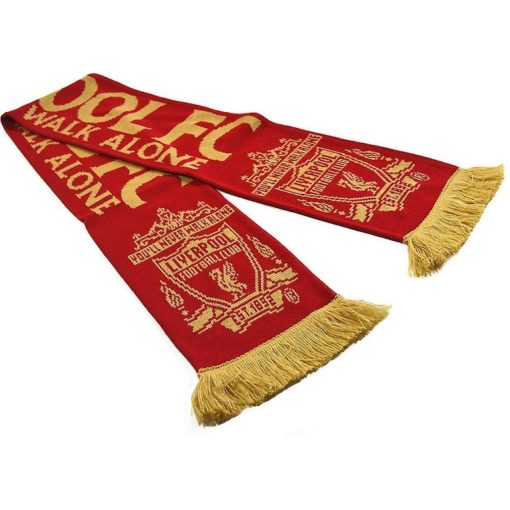 Liverpool, Scarf YNWA Liverbird Red/Camel, Skjerf