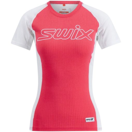 Swix, Racex Light Ss W, Cherry Berry/Bright White, T-skjorte