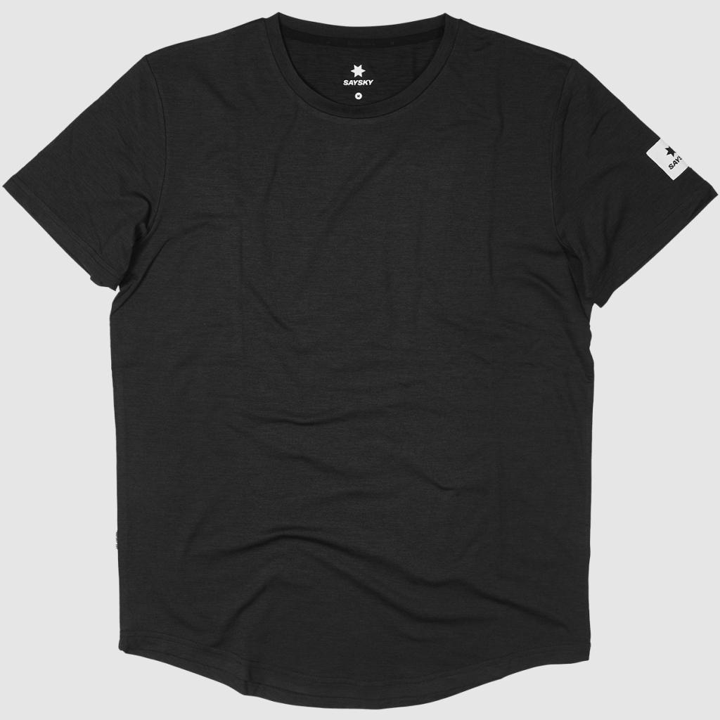 SAYSKY, Clean Pace T-Shirt, Black, T-skjorte