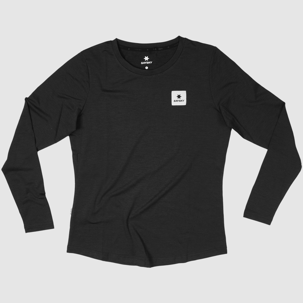 SAYSKY, Wmns Clean Pace Long Sleeve, Black, Genser