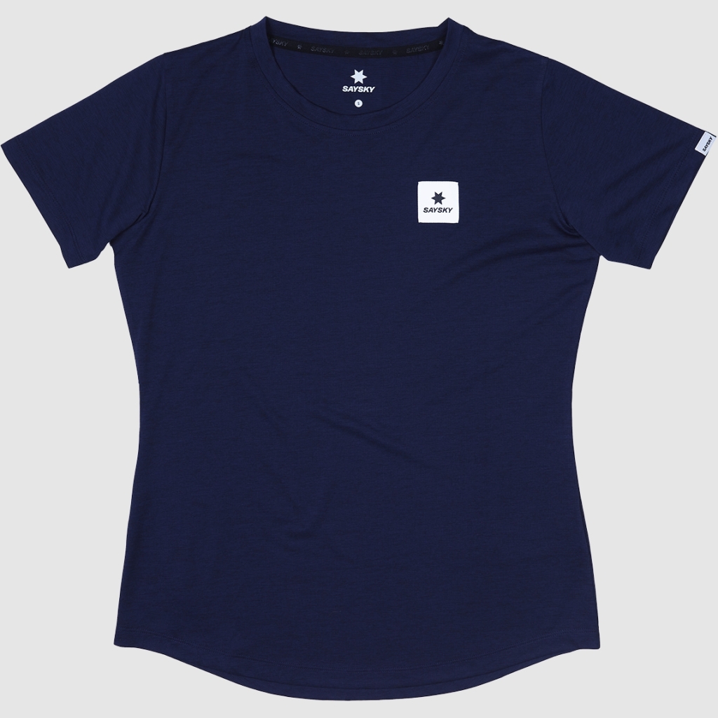 SAYSKY, Wmns Clean Combat T-Shirt, Blue, T-skjorte