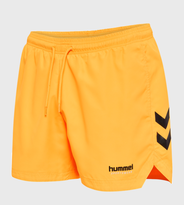 Hummel, hmlNED Swim Shorts, Orange Pop, Shorts