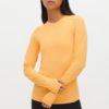 Röhnisch, Jacquard Long Sleeve, Blazing Orange, Genser