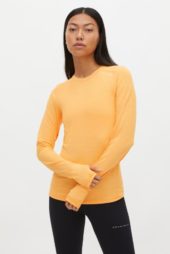 Röhnisch, Jacquard Long Sleeve, Blazing Orange, Genser