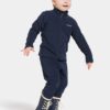 Didriksons, Monte Kid's Full-Zip, Navy, Fleecejakke