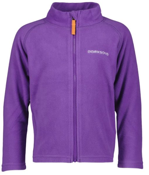 Didriksons, Monte Kid's Full-Zip, Royal Purple, Fleecejakke