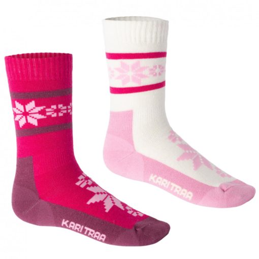 Kari Traa, Rusa Sock 2pk, Ber Basic Pink, Sokker