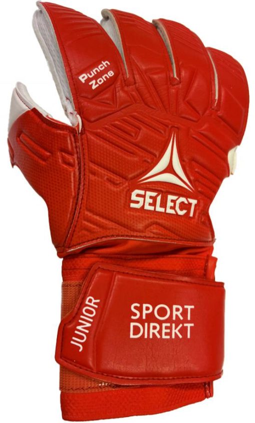 Select, Gk Gloves Sd Junior V22, Red/White, Keeperhansker