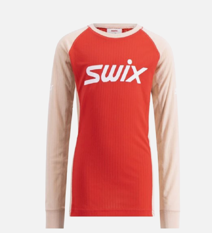 Swix, Racex Classic Long Sleeve Jr, Peach Whip/Teaberry, Genser