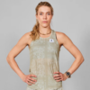 SAYSKY, W Paisley Combat Singlet, Beige Paisley AOP, Singlet