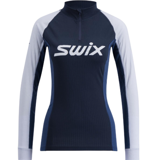 Swix, Racex Classic Half Zip W, Dark Navy/Lake Blue, Genser