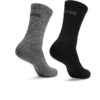 Northug, Hovden 2pk Wool Sock, Black, Ullsokker