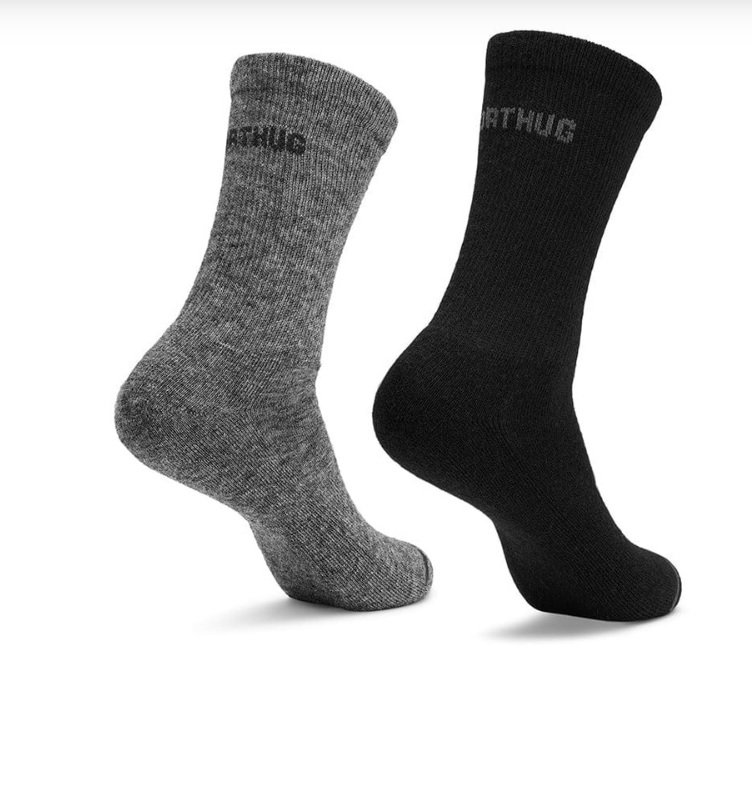 Northug, Hovden 2pk Wool Sock, Black, Ullsokker