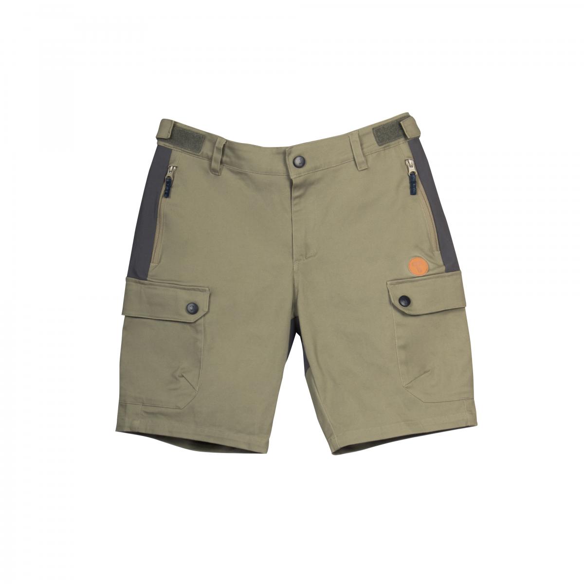 Tufte Wear, M Hazel Hiking Shorts, Vetiver/Gray Pinstripe, Shorts