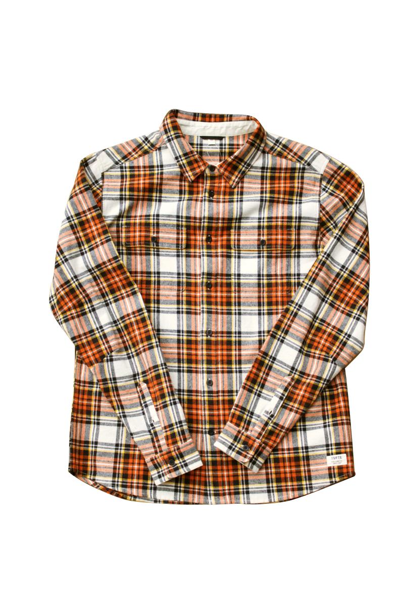 Tufte Wear, M Hawk Shirt, Gold Flame/Jet Stream/Citrus, Skjorte