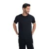 Tufte Wear, Mens Crew Neck Tee, Black Beauty/Phantom, T-skjorte