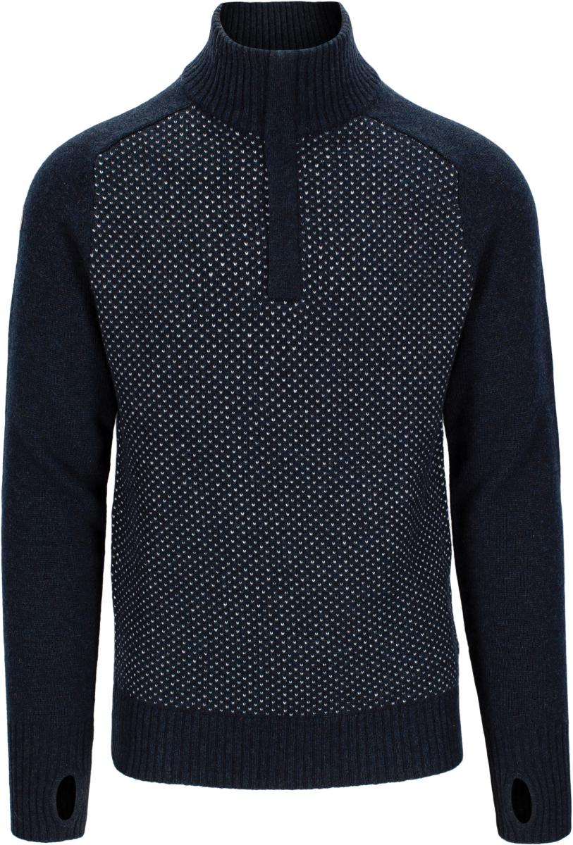Tufte Wear, M Robin Low Half Zip, Sky Captain Melange, Genser
