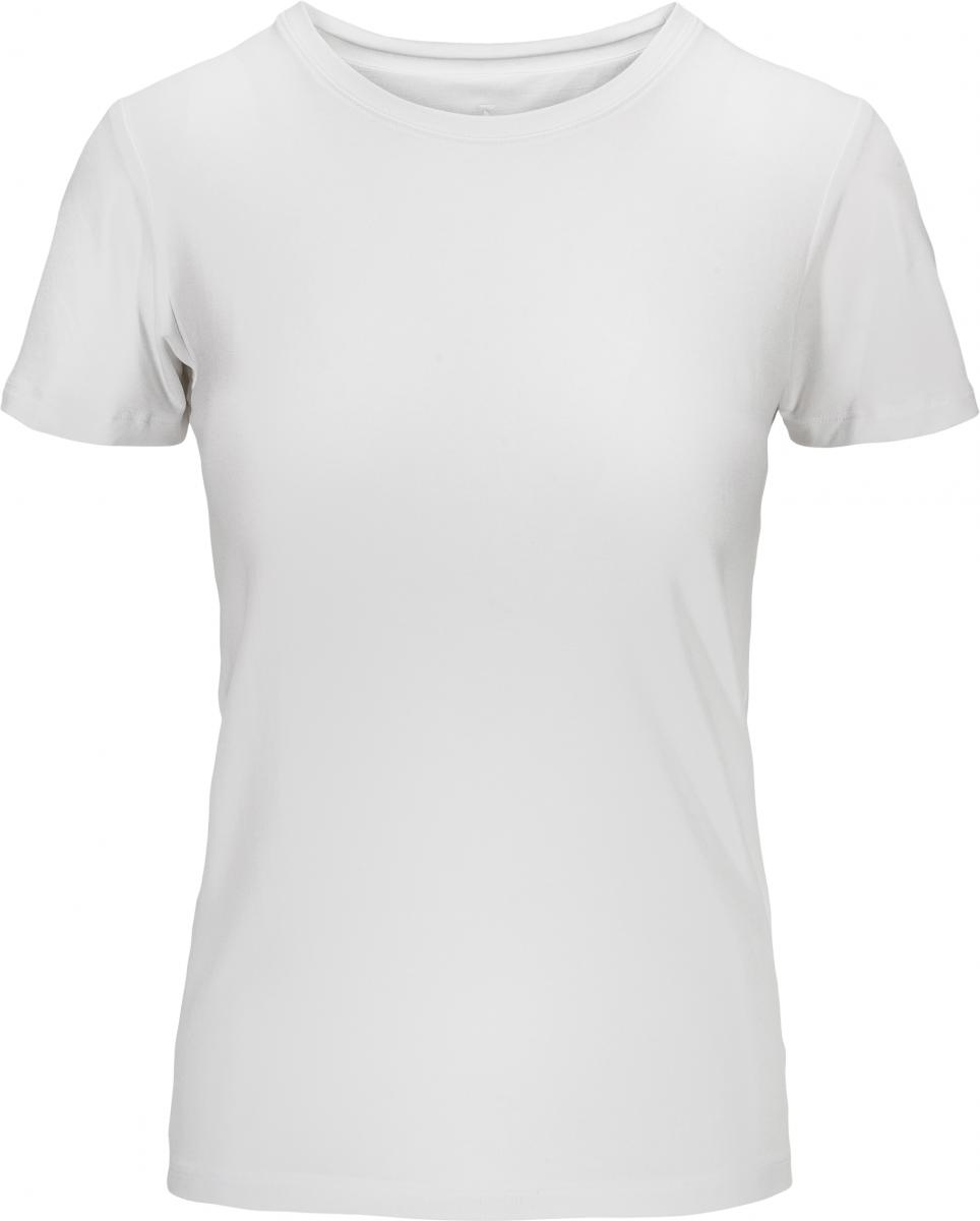 Tufte Wear, Womens Crew Neck Tee, Bright White, T-skjorte