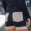 Tufte Wear, W Hazel Leisure Shorts, Chateau Gray/Sky Captain, Shorts