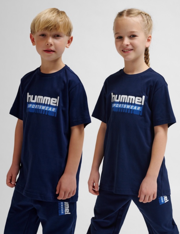Hummel, HmlTukas T-shirt S/S, Black Iris, T-skjorte