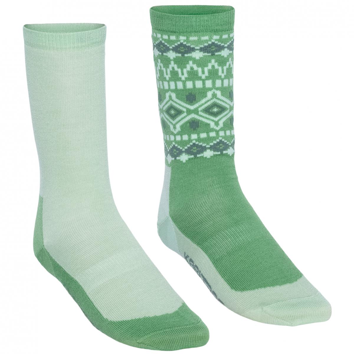 Kari Traa, Nina Wool Sock 2pk, Gre Light Grey Melange, Sokker