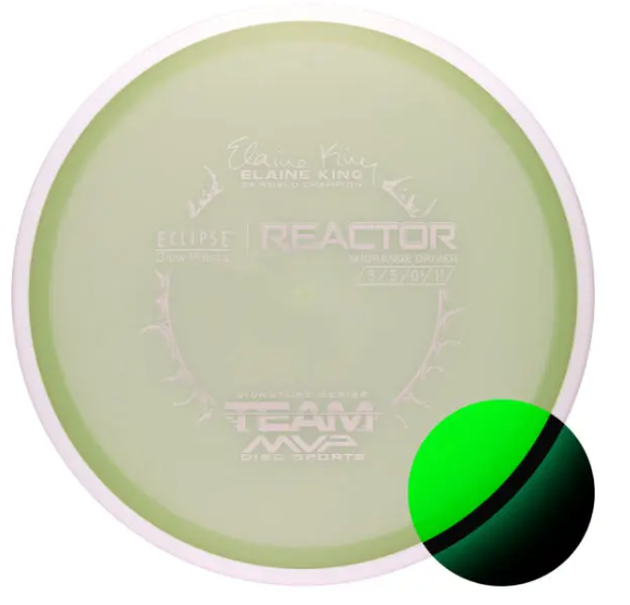 MVP Disc Sports  Eclipse Glow Midrange Reactor, frisbee