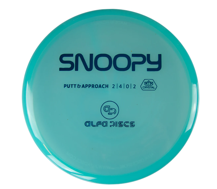 Alfa Discs  Crystal Line Putter Snoopy, 170-176g, frisbee