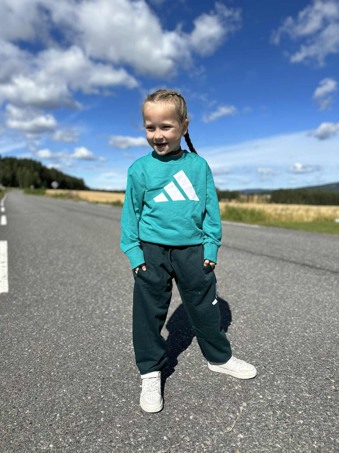 Adidas, Lk Bl Ft Jog, Afdv Purtea/White, Joggedress