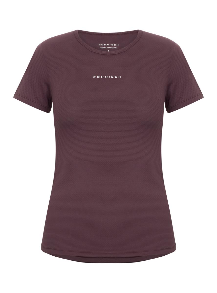 Röhnisch, Jacquard Ss Top, Huckleberry, T-skjorte