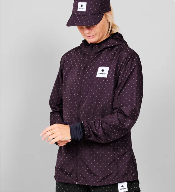SAYSKY, W Reflective Polka Blaze Jacket, Purple, Jakke