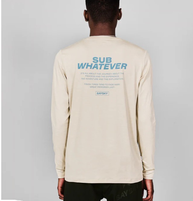 SAYSKY, Statement Pace Long Sleeve, Beige Melange, Genser