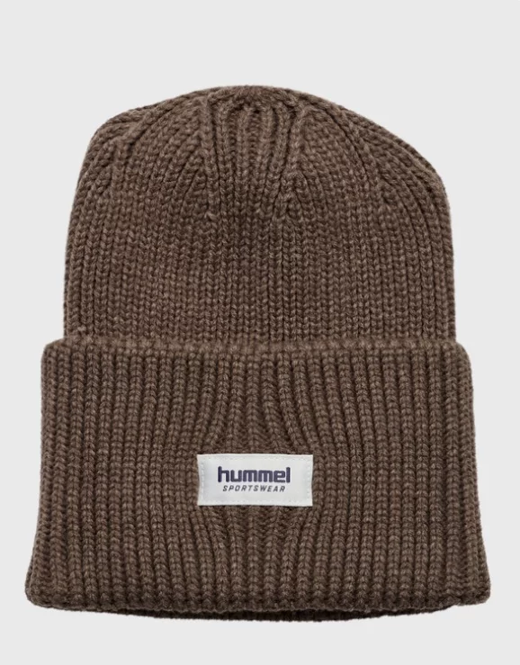 Hummel, Hmljr Heavy Rib Knit Beanie, Peppercorn, Lue