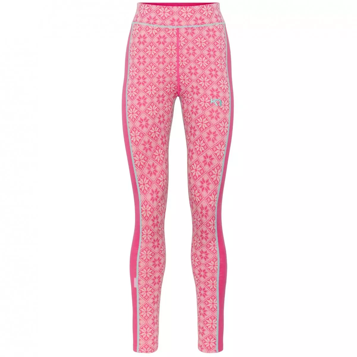 Kari Traa, Rose High Waist Pant, Spink Bright Pink, Ullstilongs
