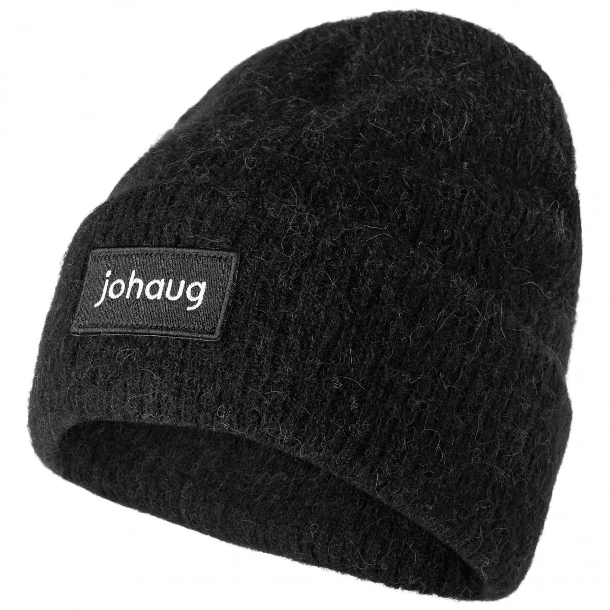 Johaug, Softie Wool Rib Beanie, Black, Lue