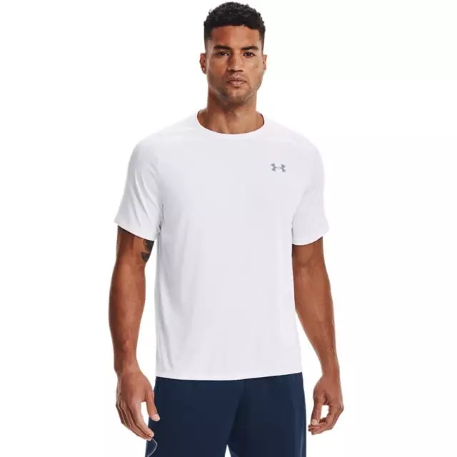 Under Armour, UA Tech 2.0 SS Tee, White, T-skjorte