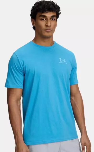 Under Armour, Ua M Sportstyle Lc Ss, Ether Blue, T-skjorte
