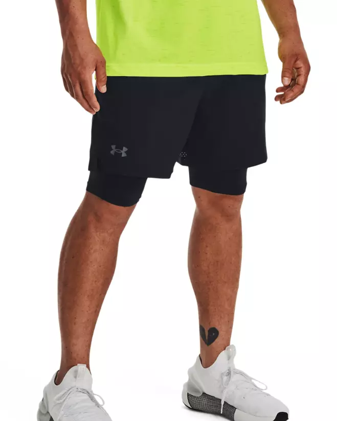 Under Armour, Ua Vanish Woven 2in1 Sts, Black, Shorts